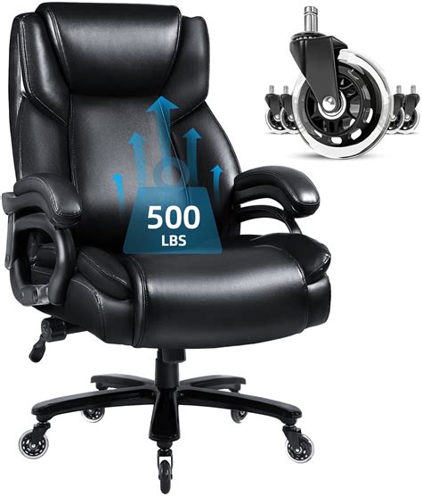 Waleaf Big And Tall Office Chair Ergonomic High Back Desk Chair 500Lbs Heavy Duty Adjustable Waleaf Big And Tall Office Chair Ergonomic High Back Desk Chair 500Lbs Heavy Duty Adjustable