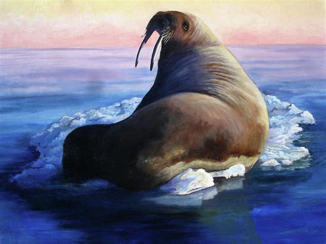 Walrus Painting By Petra Stephens Fine Art America Walrus Painting By Petra Stephens Fine Art America