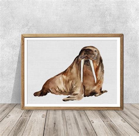 Walrus Print Walrus Art Walrus Watercolor Walrus Painting Watercolor Ocean Animal Walrus Wall Walrus Print Walrus Art Walrus Watercolor Walrus Painting Watercolor Ocean Animal Walrus Wall