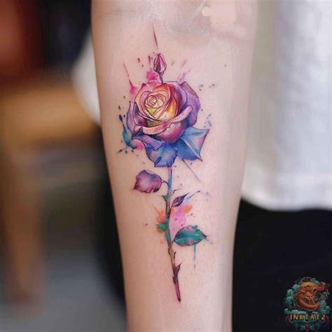 Watercolor Rose Tattoo Tattoobnb Watercolor Rose Tattoo Tattoobnb
