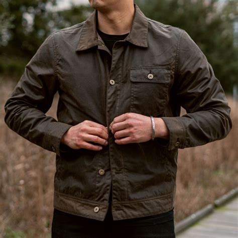Mens Waxed Canvas Jacket