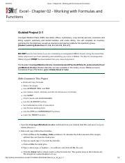 Week 5 Excel Chapter 2 Guided Project 2 1 Pdf Week 5 Excel Chapter 2 Working With