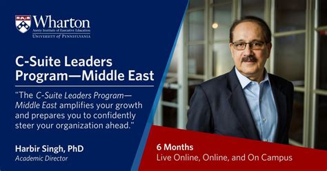 Wharton Amp 39 S C Suite Leaders Program Middle East In Depth Review 2025 Digitaldefynd