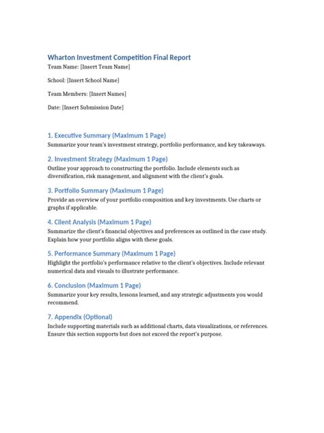 Wharton Investment Competition Template Pdf Wharton Investment Competition Template Pdf