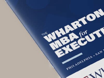 Wharton Mba Program For Executives Brochure Download Wharton Executive Mba Wharton Mba Program For Executives Brochure Download Wharton Executive Mba