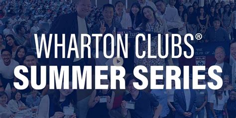 Wharton Summer Series 2024 Wharton Club Officers Wharton Summer Series 2024 Wharton Club Officers