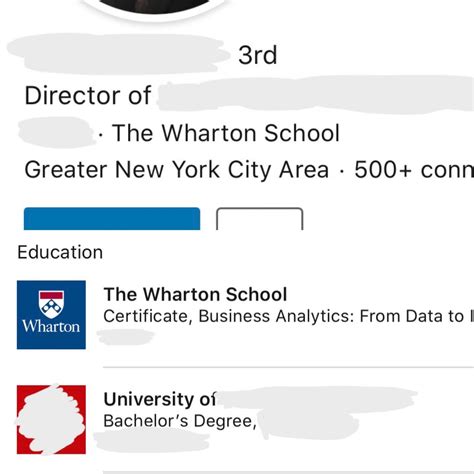 What Do You Guys Think Of People Who Put Hbs Wharton As Their Primary Education On Linkedin While Really It S Just An Online Course Certificate R Mba