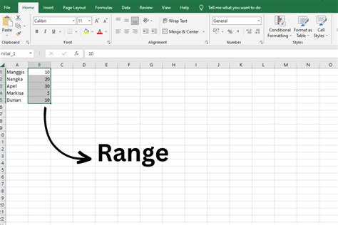 Excel Range Definition