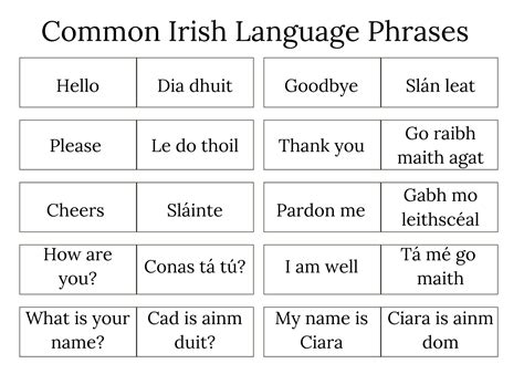 What Language Do They Speak In Ireland An Irish Rover