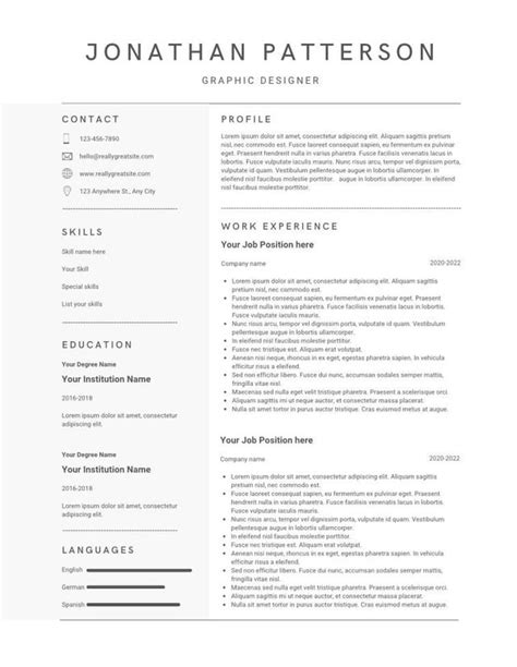 What S The Best Type Of Resume Template For The Modern Day R Resumes
