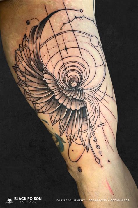 Wing Tattoo Patterns Designs