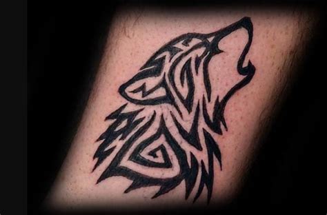 Wolf Tattoo Meaning Tribal Wolf Sign