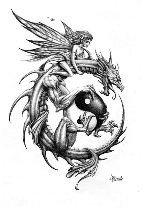 Yin Yang Dragon Symbolism And Origins Fairy Tattoo Designs Celtic Dragon Tattoos Dragon Tattoo Designs