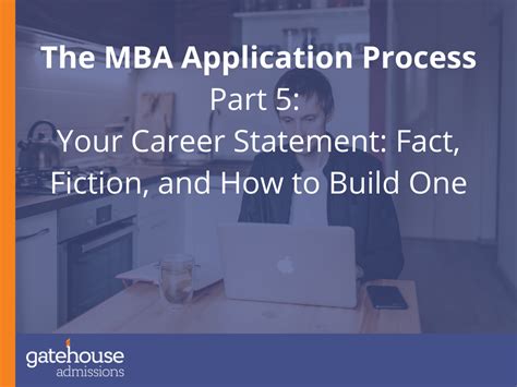 Your Career Statement Fact Fiction And How To Build One Resources Gatehouse Admissions